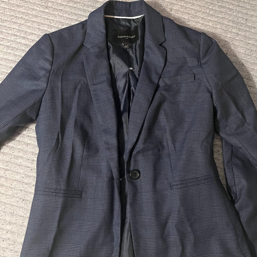 Banana Republic Blue Blazer Size 2